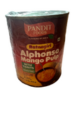 Pandit foods Alphanso mango pulp( unsweetened)850 gm